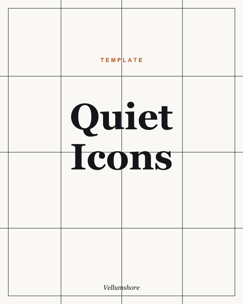 Quiet Icons