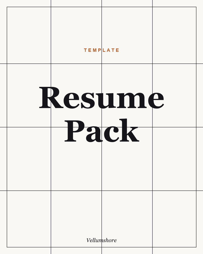 Resume Pack